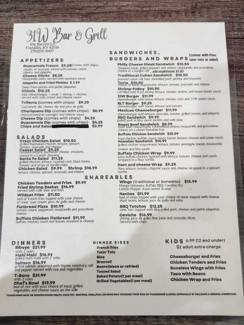 31W Bar and Grill