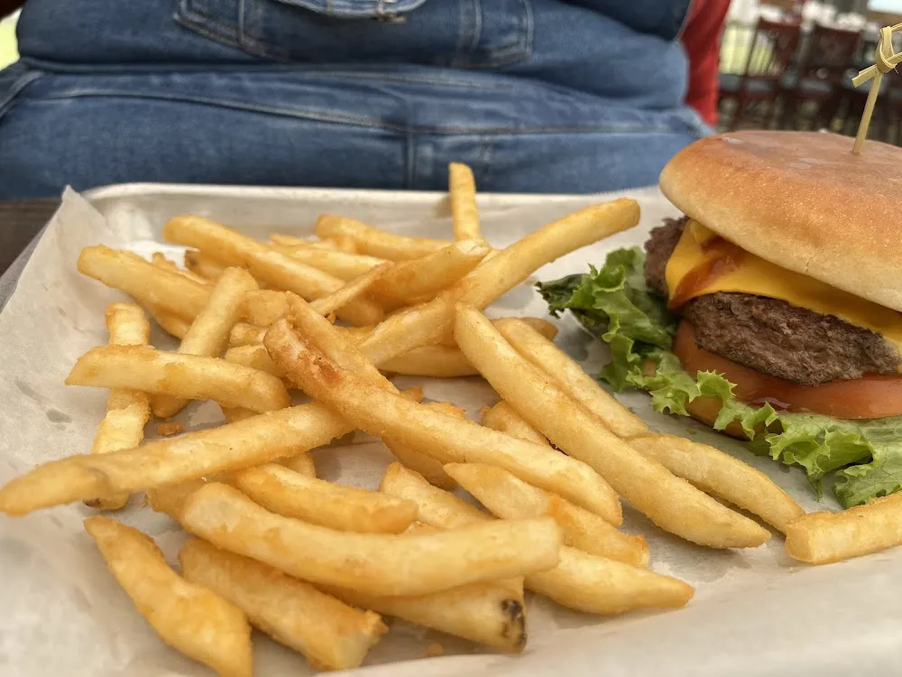 Kids Cheeseburger and Fries
